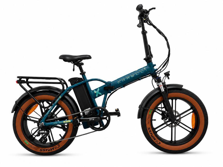 Corelli Quınox 20 Jant 42 Folding Fat Bike Elektrikli Bisiklet Dark Green