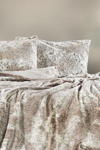 ZEBRA CASA Leopard Çift Kişilik Comforter Set