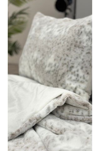 ZEBRA CASA Leopard Çift Kişilik Comforter Set