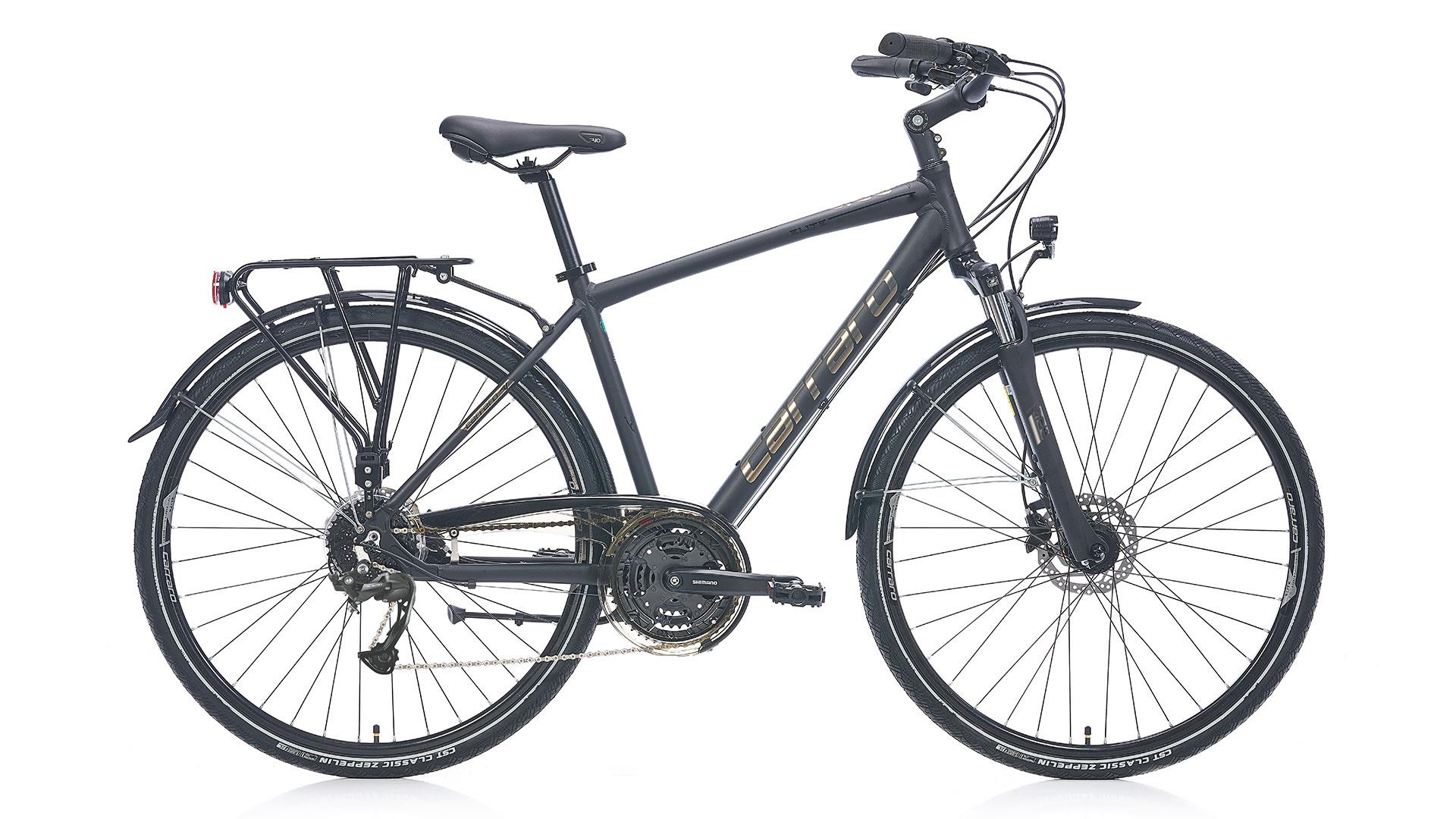Carraro Elit 906 28 JAnt 520H 18V H.Disk Şehir Bisikleti Mat Siyah Krom
