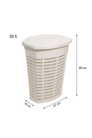 Primanova Palm Kirli Çamaşır Sepeti Bej