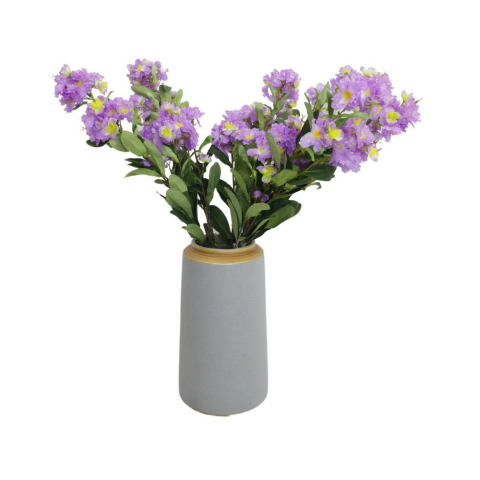T.Concept Dekoratif Zarif Dayanıklı Lila Yapay Çiçek 80 cm