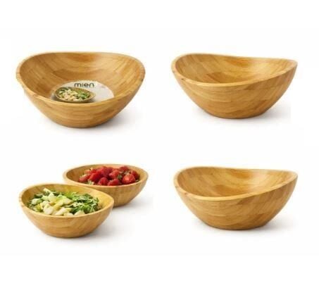 Mien Büyük Oval Bambu Kase