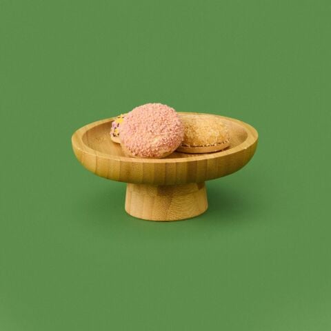 Mien 17cm Bambu Yuvarlak Sunumluk