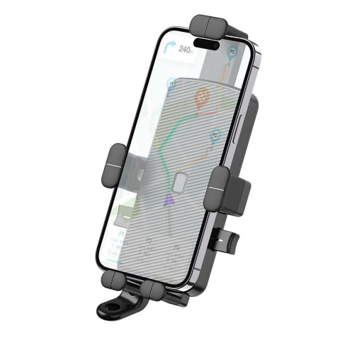 T.Concept Dayanıklı  Motosiklet ve Bisiklet Telefon Tutucu Siyah