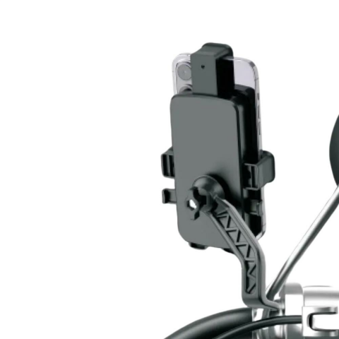 T.Concept Dayanıklı  Motosiklet ve Bisiklet Telefon Tutucu Siyah