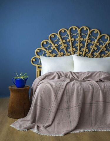 Apricitas Home Çift Kişilik Albert Pembe Tek Pike Çarşafsız