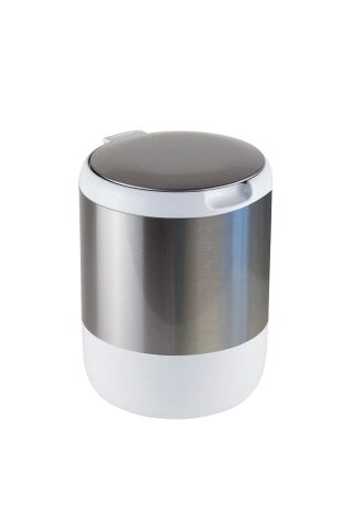 Prima Nova Pasifik 3 Lt. Kapaklı Çöp Kovası Beyaz