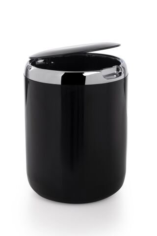 Prima Nova Pasifik 3 Lt Kapaklı Çöp Kovası Siyah