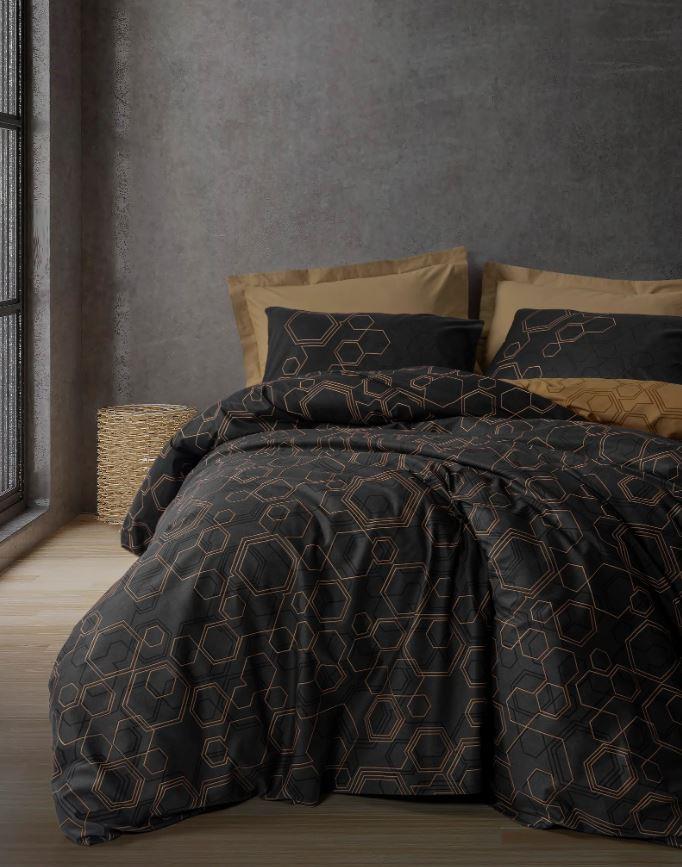 Cotton Box Dark Çift Kişilik Nevresim Takımı Dawn Bakır