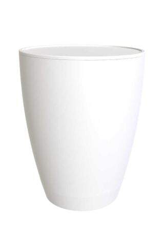 Prima Nova Pure 2'li Banyo Seti Çöp Kovası Tuvalet Fırçası Beyaz