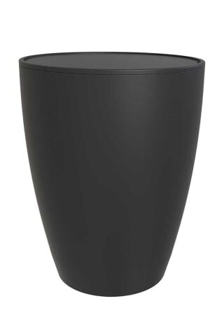 Prima Nova Pure 2'li Banyo Seti Çöp Kovası Tuvalet Fırçası Siyah