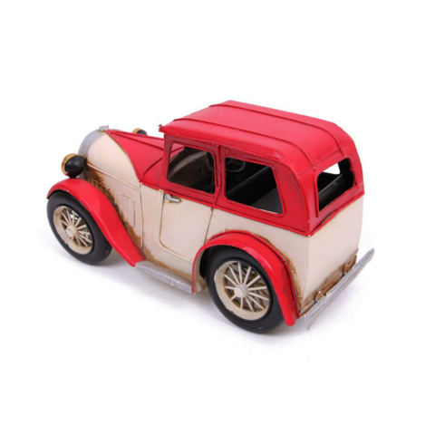 T.Concept Dekoratif Dayanıklı Metal Nostaljik Araba Kırmızı 0510ZJ-986