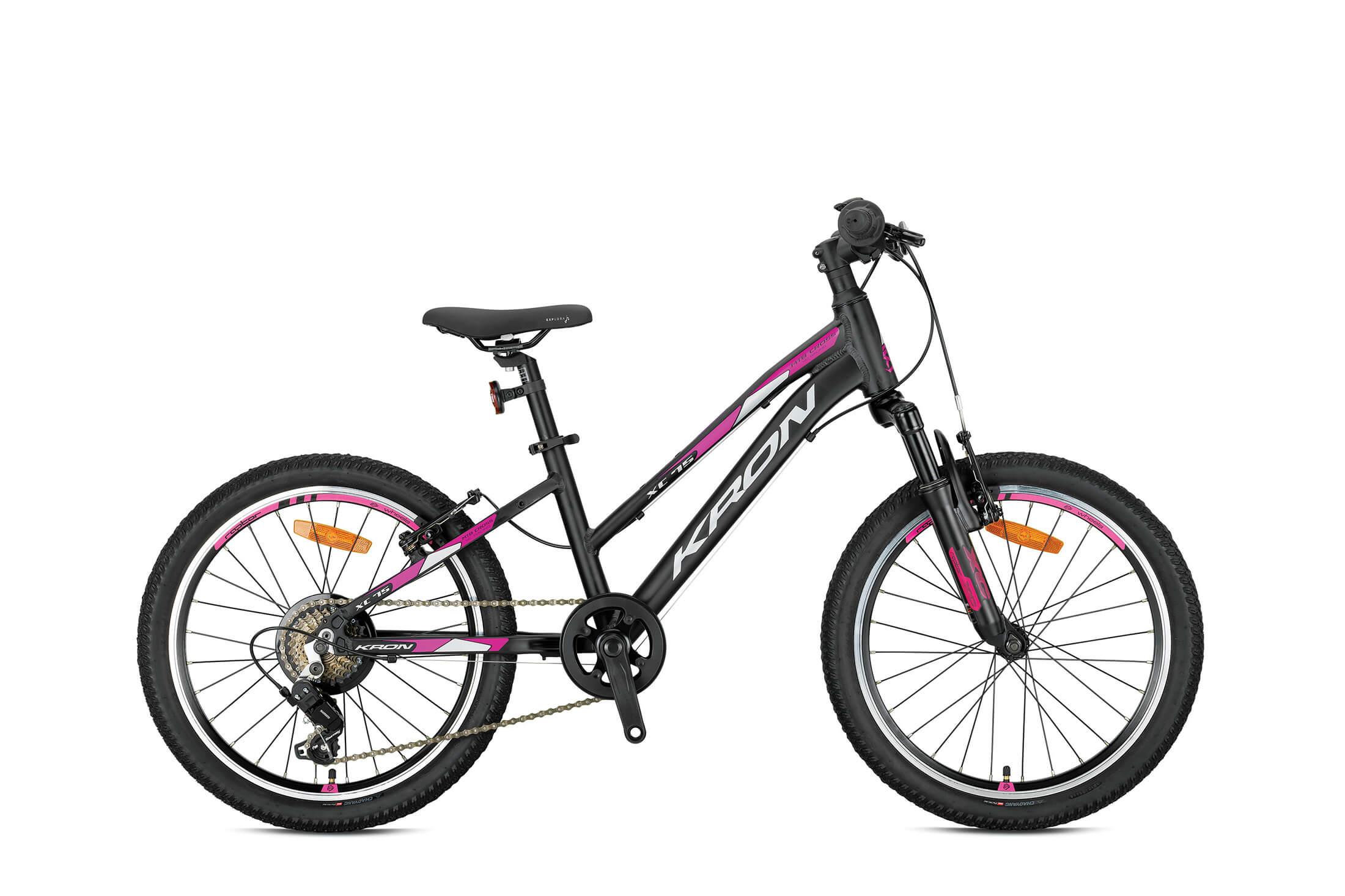 Kron XC75 Lady 20 Jant 11K 7 Vites V Fren Dağ Bisikleti M.Siyah Pembe