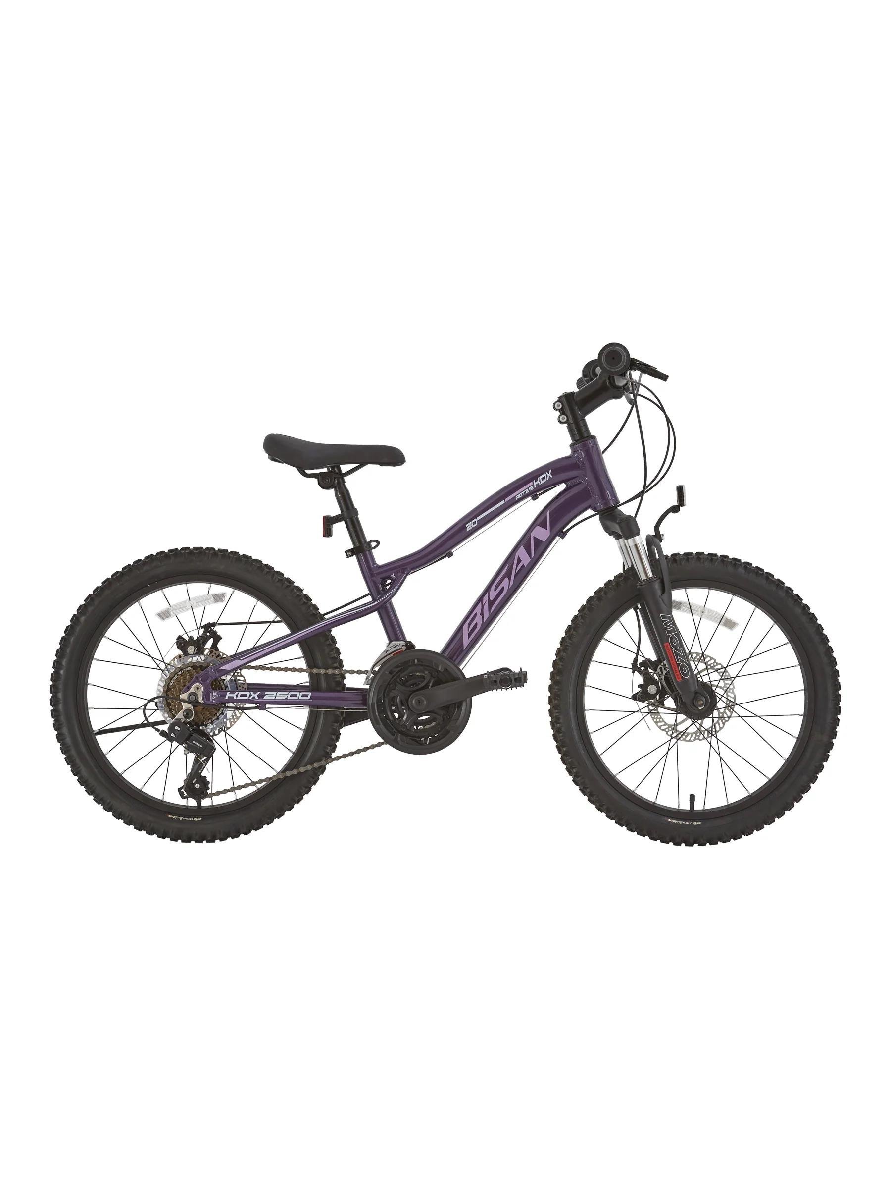 Bisan Kdx 2500 M.Disk 28K 21V Çocuk Bisikleti Metalik Mor Pembe Beyaz