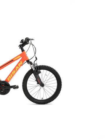 Bisan Kdx 2600 V Fren 28K Çocuk Bisikleti Neon Turuncu Sarı Siyah