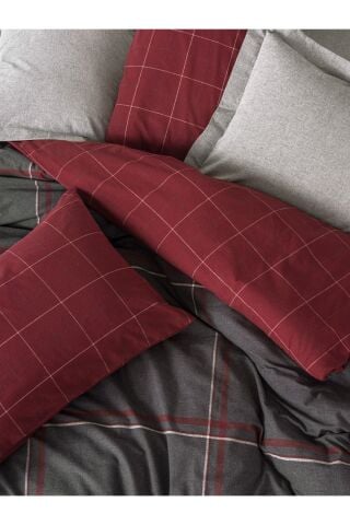Cotton Box Warm Flanel Tek Kişilik Nevresim Takımı Sento Gri
