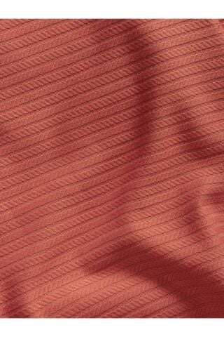 Cotton Box Vivid Çift Kişilik Pikeli Nevresim Takımı Paisia Tarçın
