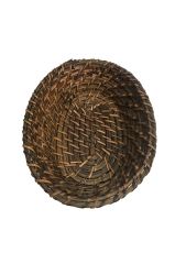 T.Concept Oval Rattan Ekmek Sepeti Kahve