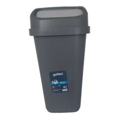 Gondol Vinto Kapaklı Çöp Kovası, Plastik 17 Lt Kombin Renkli