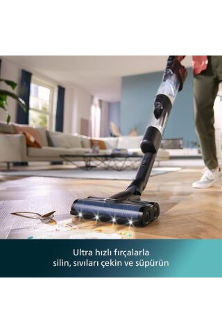 Philips Aqua Trio 9000 Seri XW9463/11 Islak & Kuru Temizlik Kablosuz Dikey Süpürge