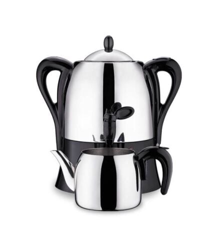 Korkmaz Çaykolik Siyah Paslanmaz Demlik A341-15