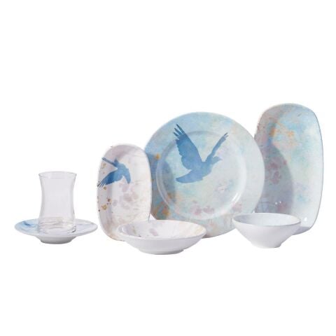 Korkmaz Doğa Collection 26 Parça Kahvaltı Takımı A8719