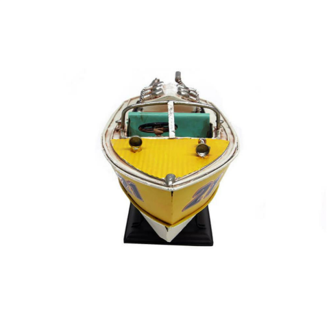 T.Concept Dekoratif Dayanıklı Metal Hız Botu Sarı Renk C0945
