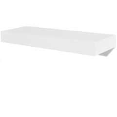 T.Concept Dekoratif, Oval Duvar Köşe Rafı Beyaz 60 Cm