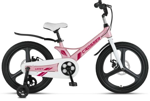 Ümit Crosser 20 Jant M.Disk Kız Çocuk Bisikleti Gri-Pembe