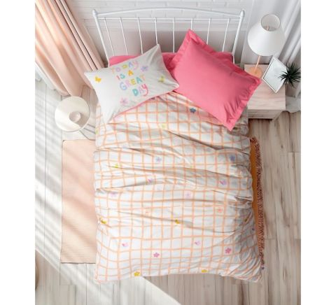 Cotton Box Jours Tek Kişilik Genç Nevresim Takımı Pembe