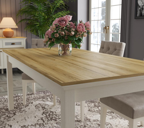 Misto Açılır Yemek Masası 160 cm FRN-21023-160 ( ANTALYA MERKEZ İÇİN TESLİMAT )