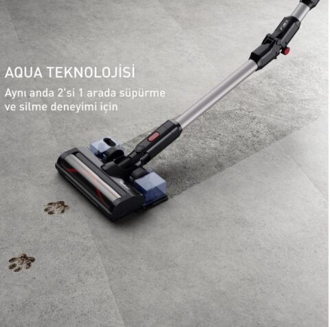 TEFAL TY6T90TR X-Force Flex 8.60 Max Aqua Kablosuz Şarjlı Dikey Süpürge 2211401272