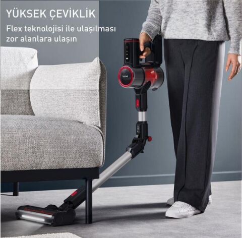 TEFAL TY6T90TR X-Force Flex 8.60 Max Aqua Kablosuz Şarjlı Dikey Süpürge 2211401272