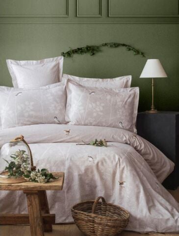 Apricitas Home Çift Kişilik Elysian Bej Complete Set Nevresim Takımı