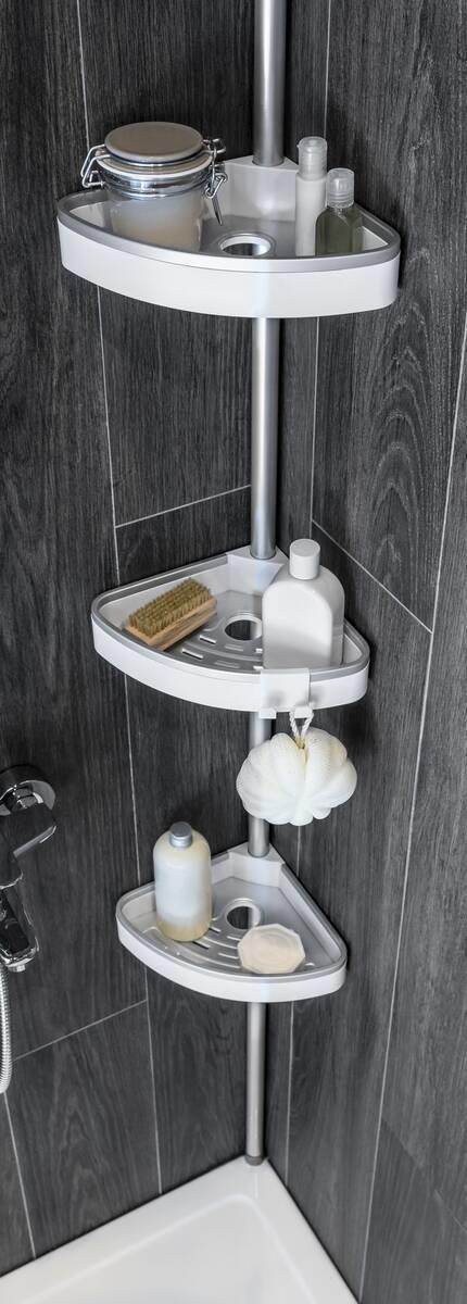 Primanova Beyaz Venta Yaylı Banyo Köşe Seti M-N38-01