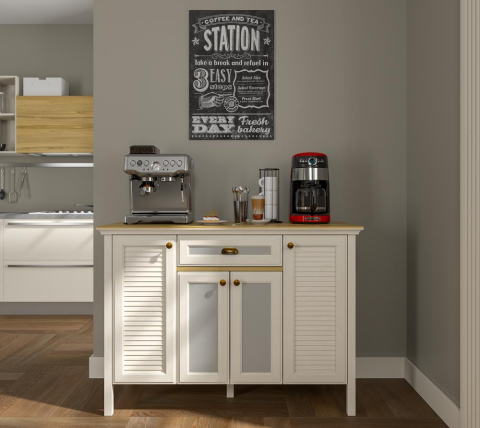 Misto Kahve Dolabı 125 cm FRN-21034 ( ANTALYA MERKEZ İÇİN TESLİMAT )