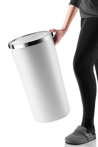 Primanova Lenox Beyaz 35lt Çöp Kovası M-E76-01