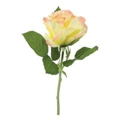 Tmall Home Design Sarı ve Turuncu Gül (Yapay Çiçek) 30 cm