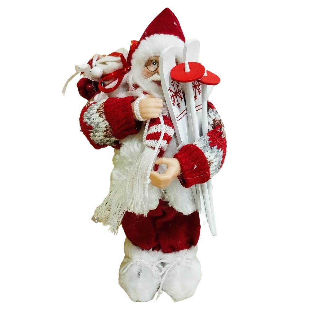 T.Concept Dekoratif Zilli Noel Baba Yılbaşı Figürü 30 cm