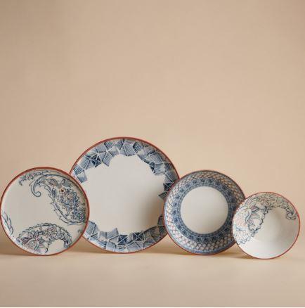 Korkmaz Iona Collection 16 Parça Desenli Yemek Takımı A8814