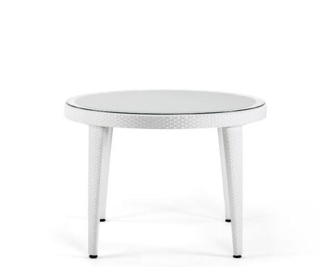 Osaka 110Q Yuvarlak Masa Süt Beyaz ( ANTALYA İÇİ TESLİMAT )