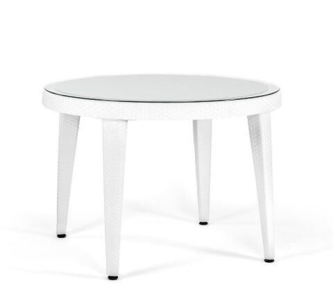 Osaka 110Q Yuvarlak Masa Süt Beyaz ( ANTALYA İÇİ TESLİMAT )
