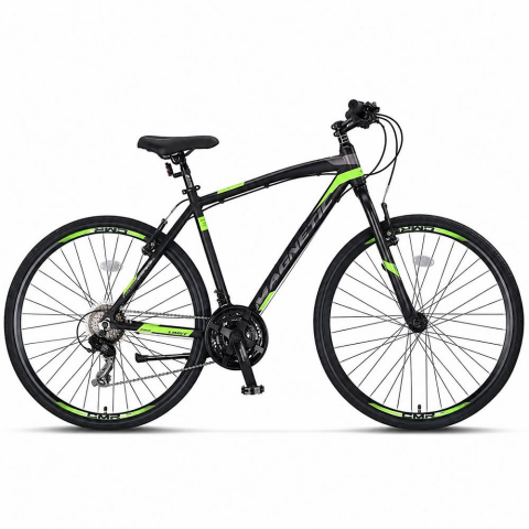 Ümit Magnetic 28 Jant 46K V Fren 21 Vites Şehir Bisikleti Siyah Lime