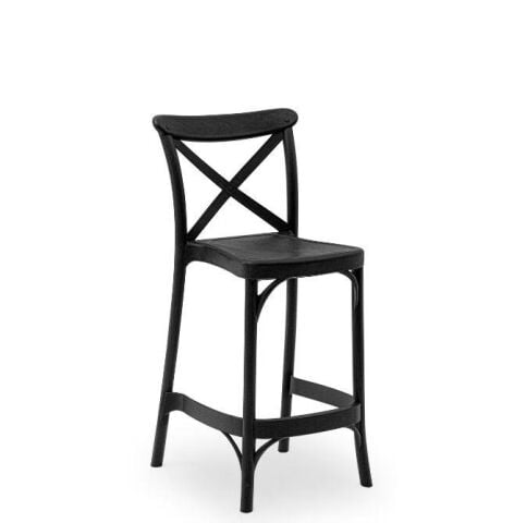 Capri Bar Sandalyesi 65cm Siyah