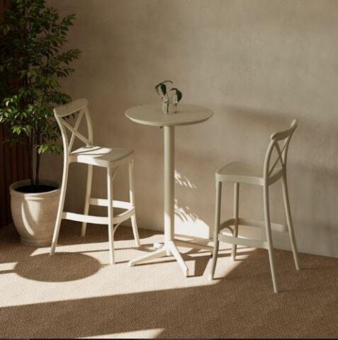 Capri Bar Sandalyesi 75cm Siyah
