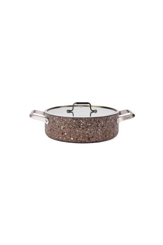 Brioni Stone Age Terra 24 cm Basık Tencere SHT-123