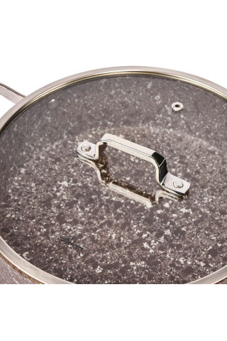 Brioni Stone Age Terra 24 cm Basık Tencere SHT-123