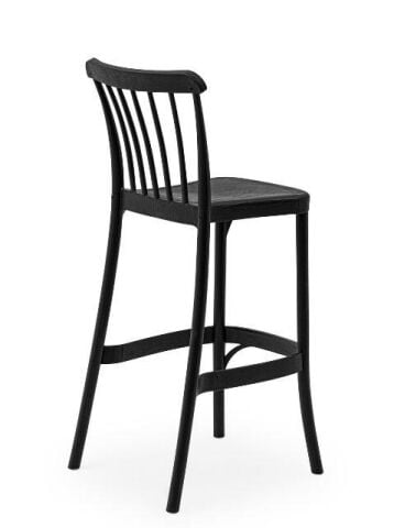 Gozo Bar Sandalye 75cm Siyah