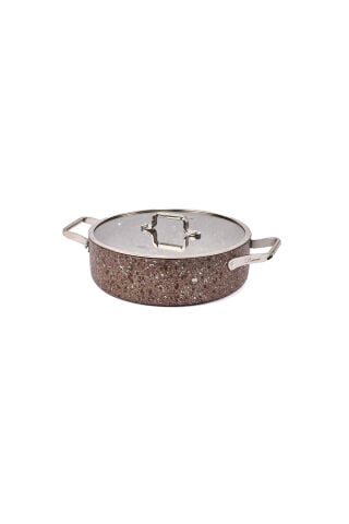 Brioni Stone Age Terra 26 cm Basık Tencere SHT-124